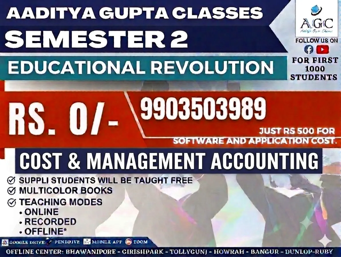 COST AND MANAGEMENT ACCOUNTING 