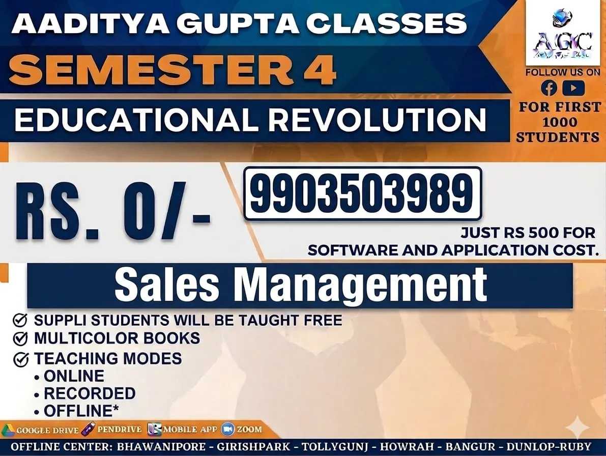 SALES MANAGEMENT 