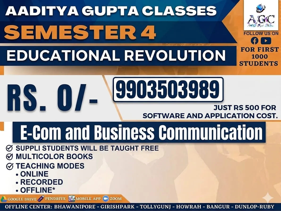 E-COM AND BUSINESS COMMUNICATION 