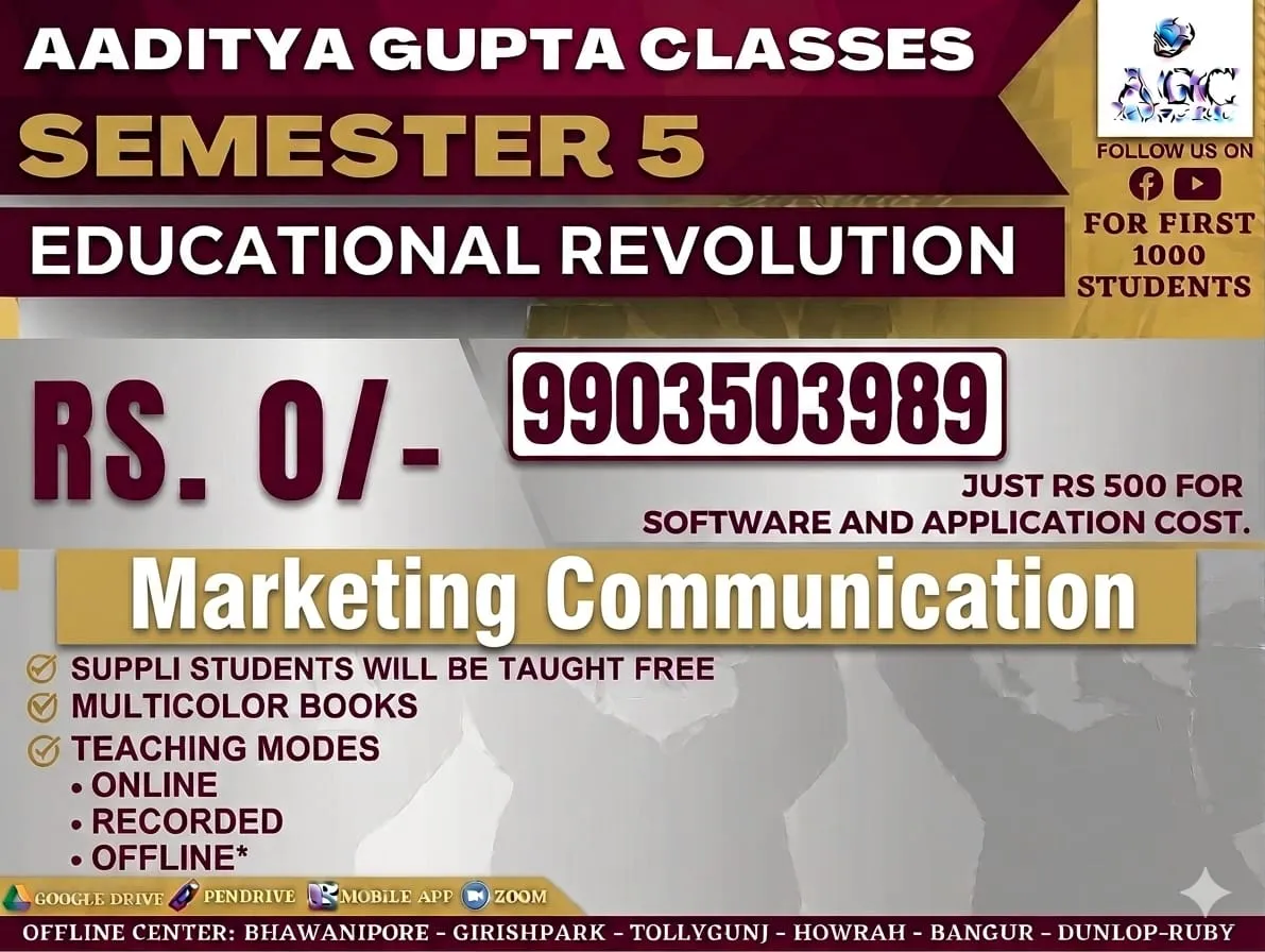 MARKETING COMMUNICATION 