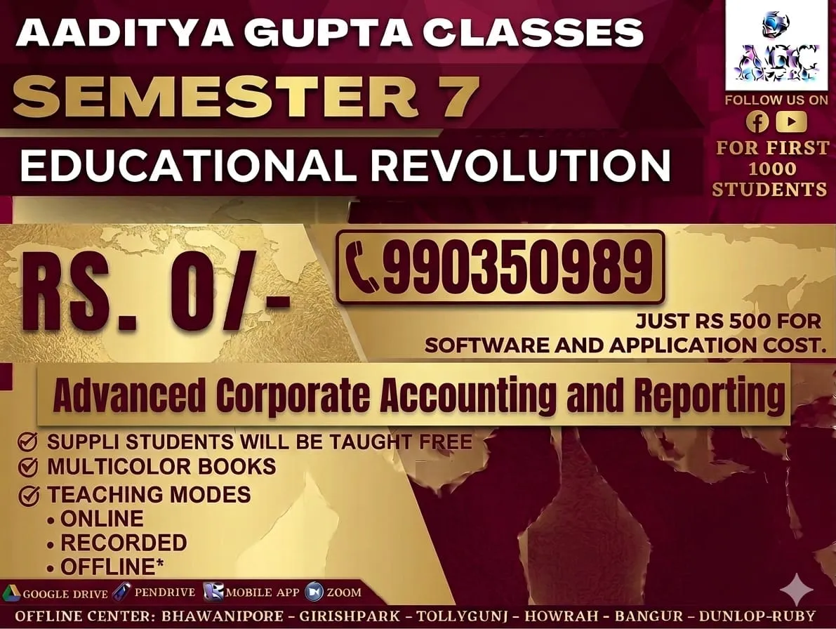ADVANCED CORPORATE ACCOUNTING AND REPORTING 