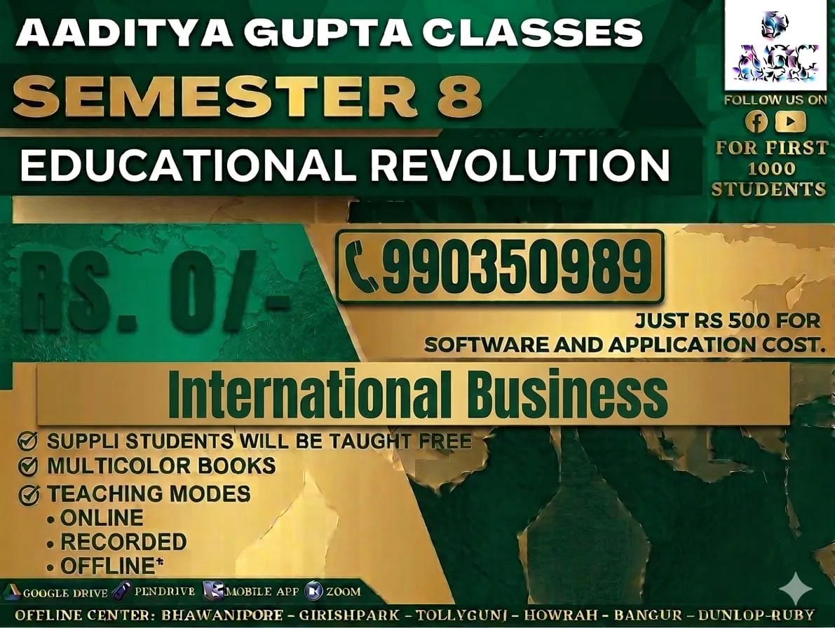 INTERNATIONAL BUSINESS 