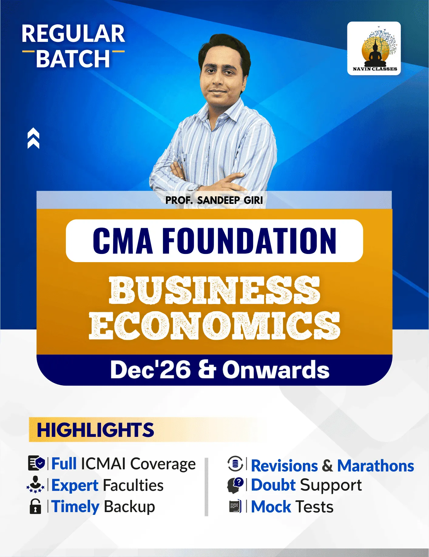 BUSINESS ECONOMICS  REGULAR BATCH  BY PROF. SANDEEP GIRI (CMA FOUNDATION)