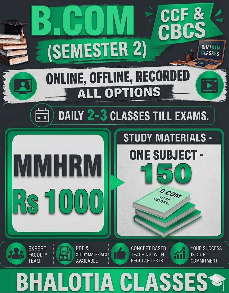 MMHRM SEMESTER 2  BY RAVI KANT BHALOTIA 