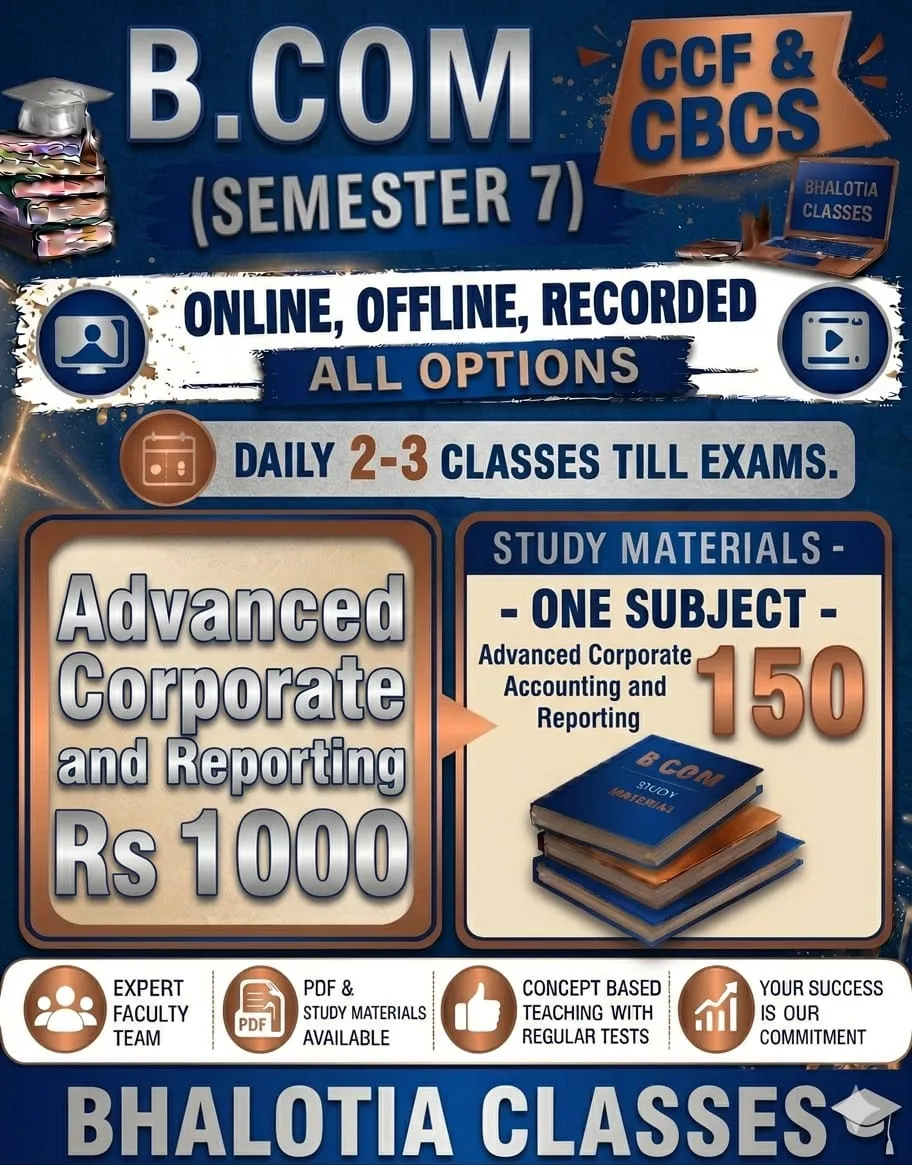 ADVANCED CORPORATE ACCOUNTING AND REPORTING SEMESTER 7 BY RAVI KANT BHALOTIA 