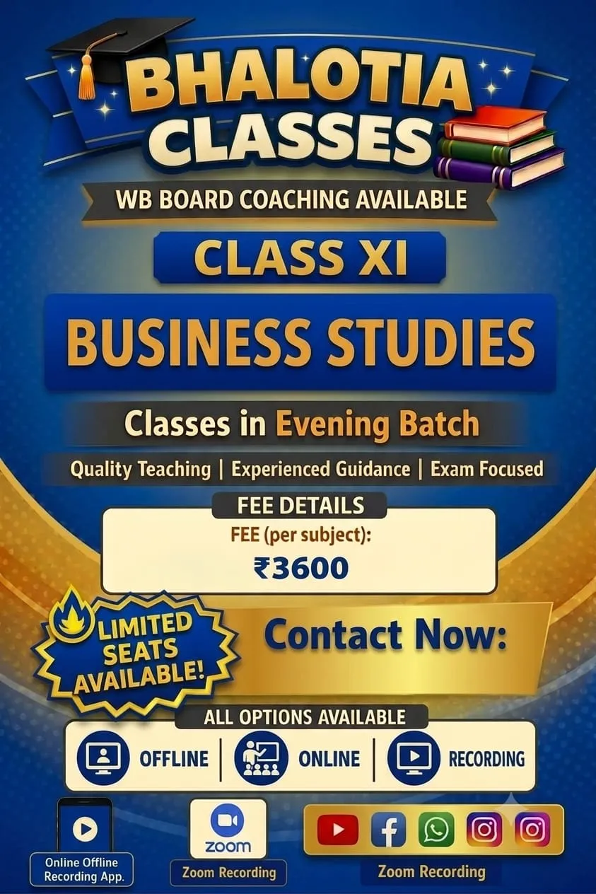 BUSINESS STUDIES CLASS XI (WB) BY RAVI KANT BHALOTIA 