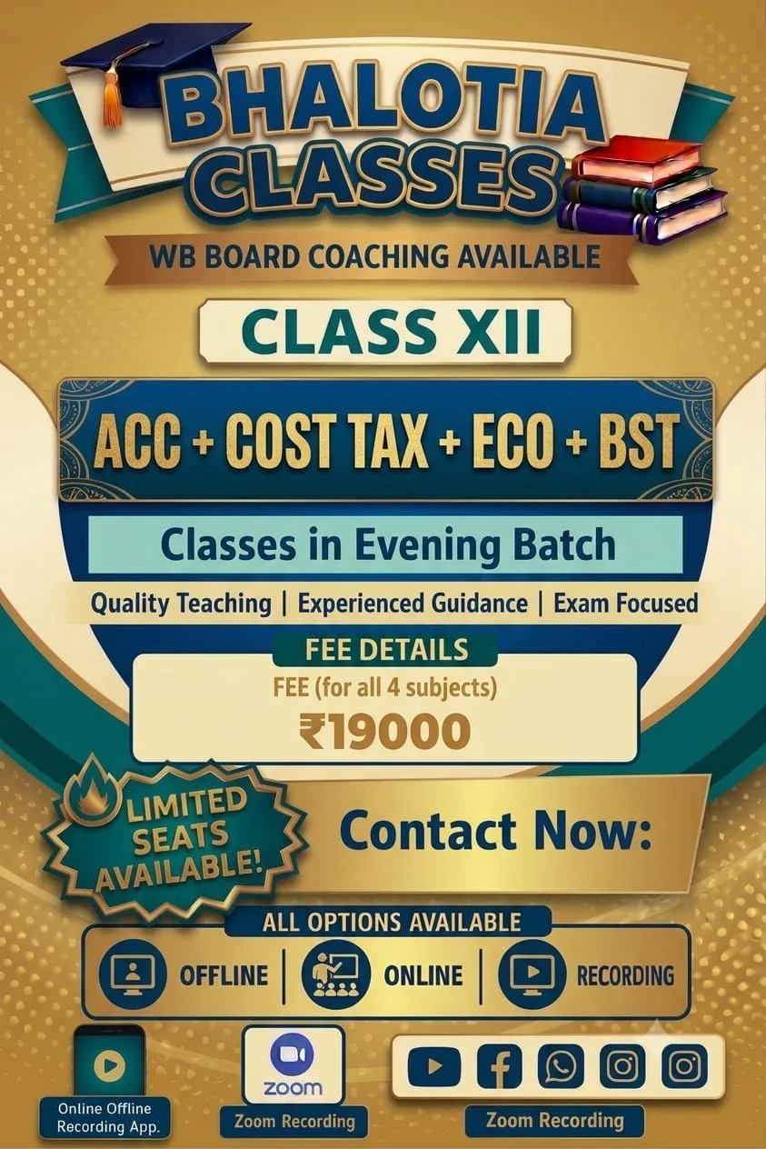 COMBO CLASS XII (WB) BY RAVI KANT BHALOTIA 
