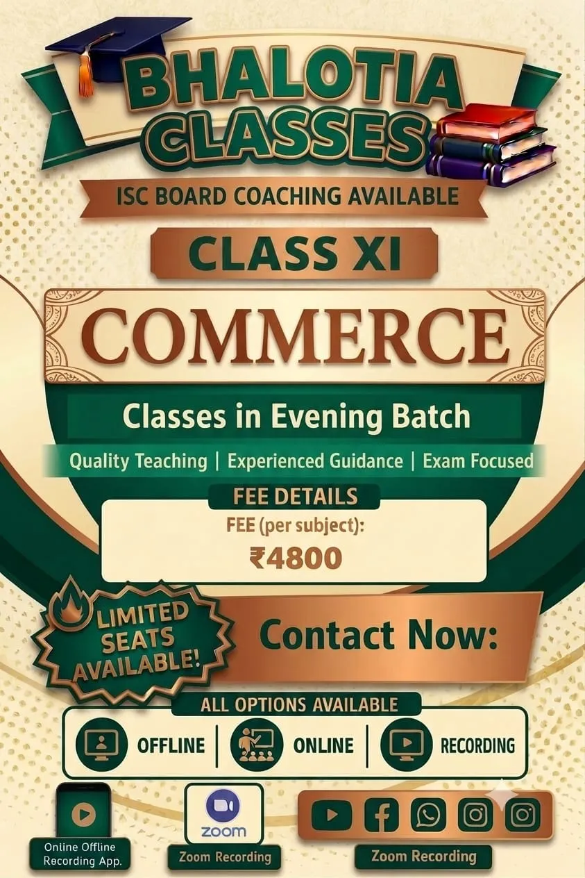 COMMERCE CLASS XI (ISC) BY RAVI KANT BHALOTIA 