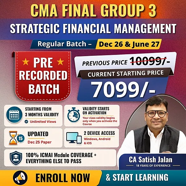 STRATEGIC FINANCIAL MANAGEMENT SFM BY CA SATISH  JALAN( CMA FINAL)