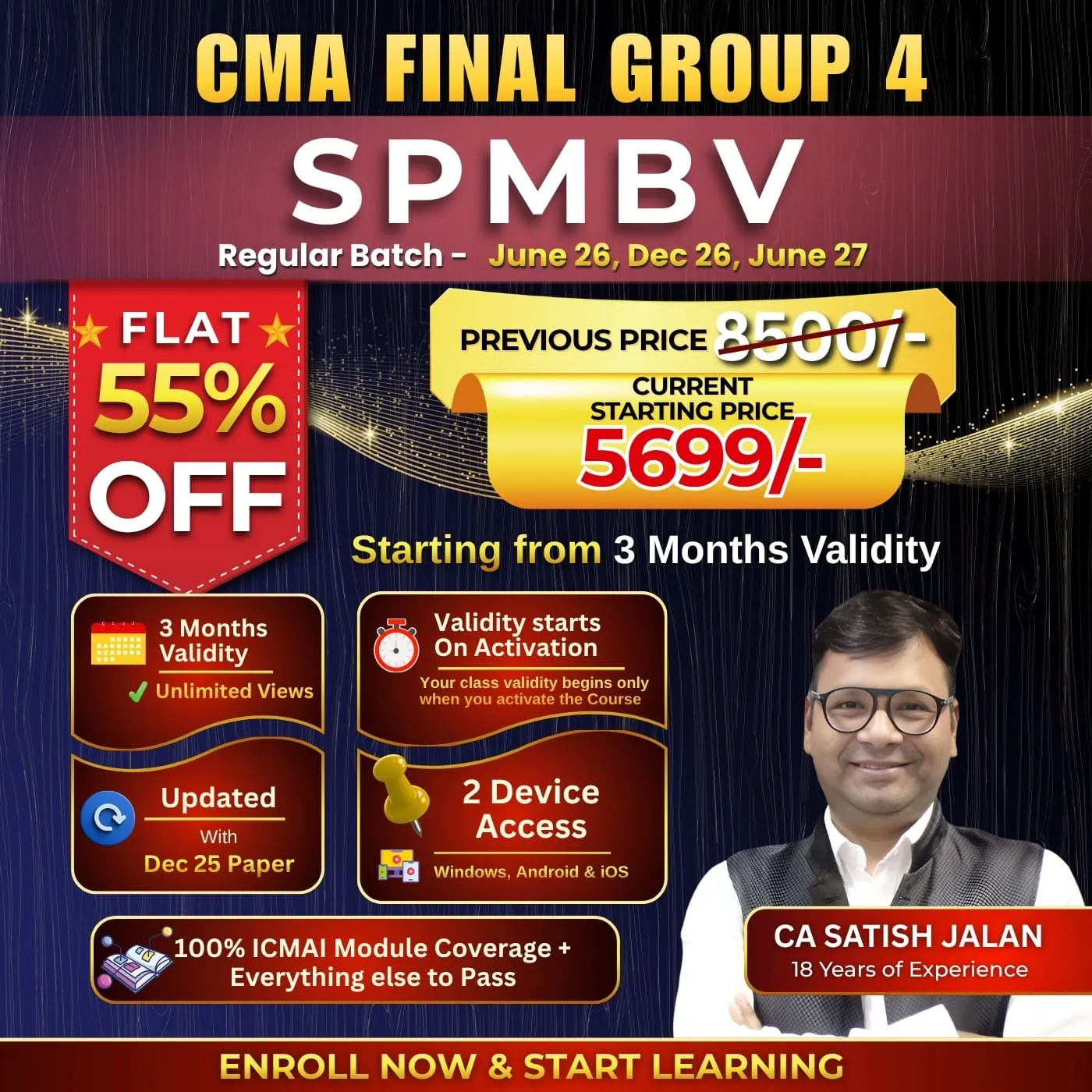 STRATEGIC PERFORMANCE MANAGEMENT AND BUSINESS VALUATION  BY CA SATISH JALAN  (CMA FINAL)