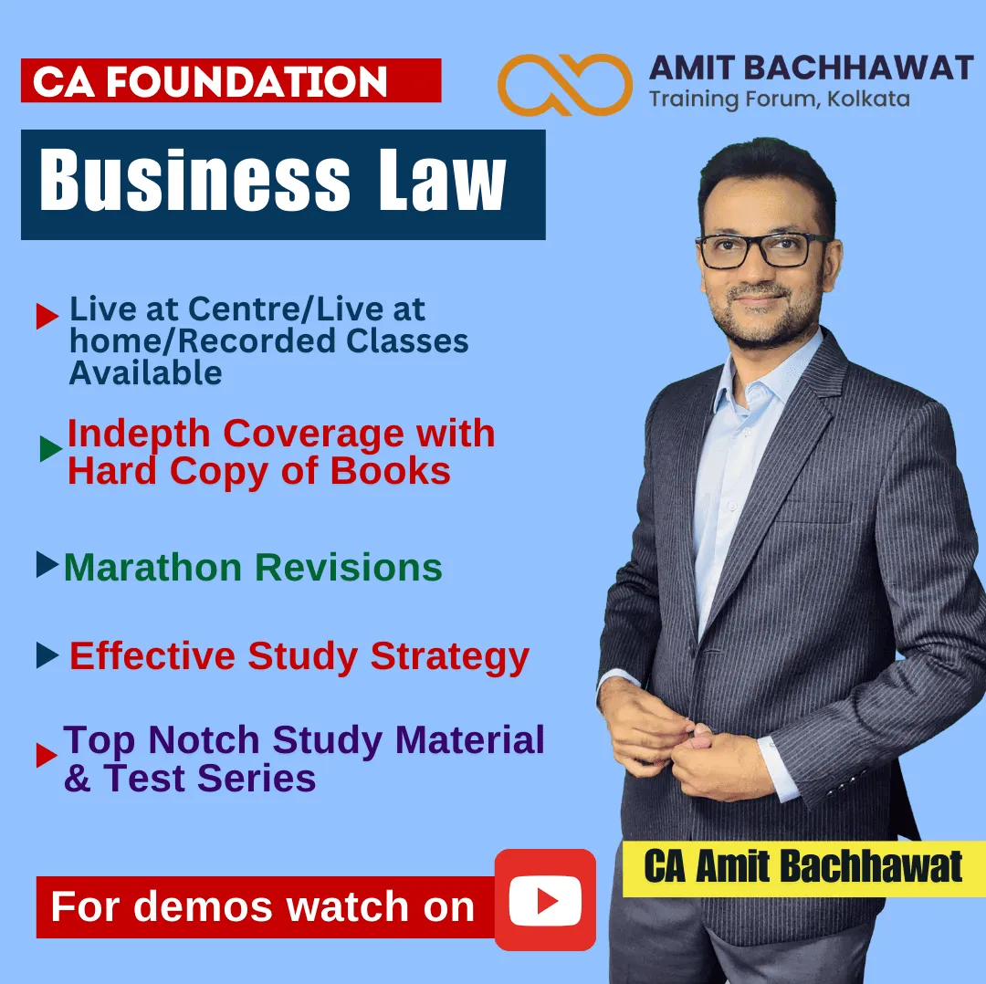 BUSINESS LAW BY CA AMIT BACHAWAT (FOUNDATION)