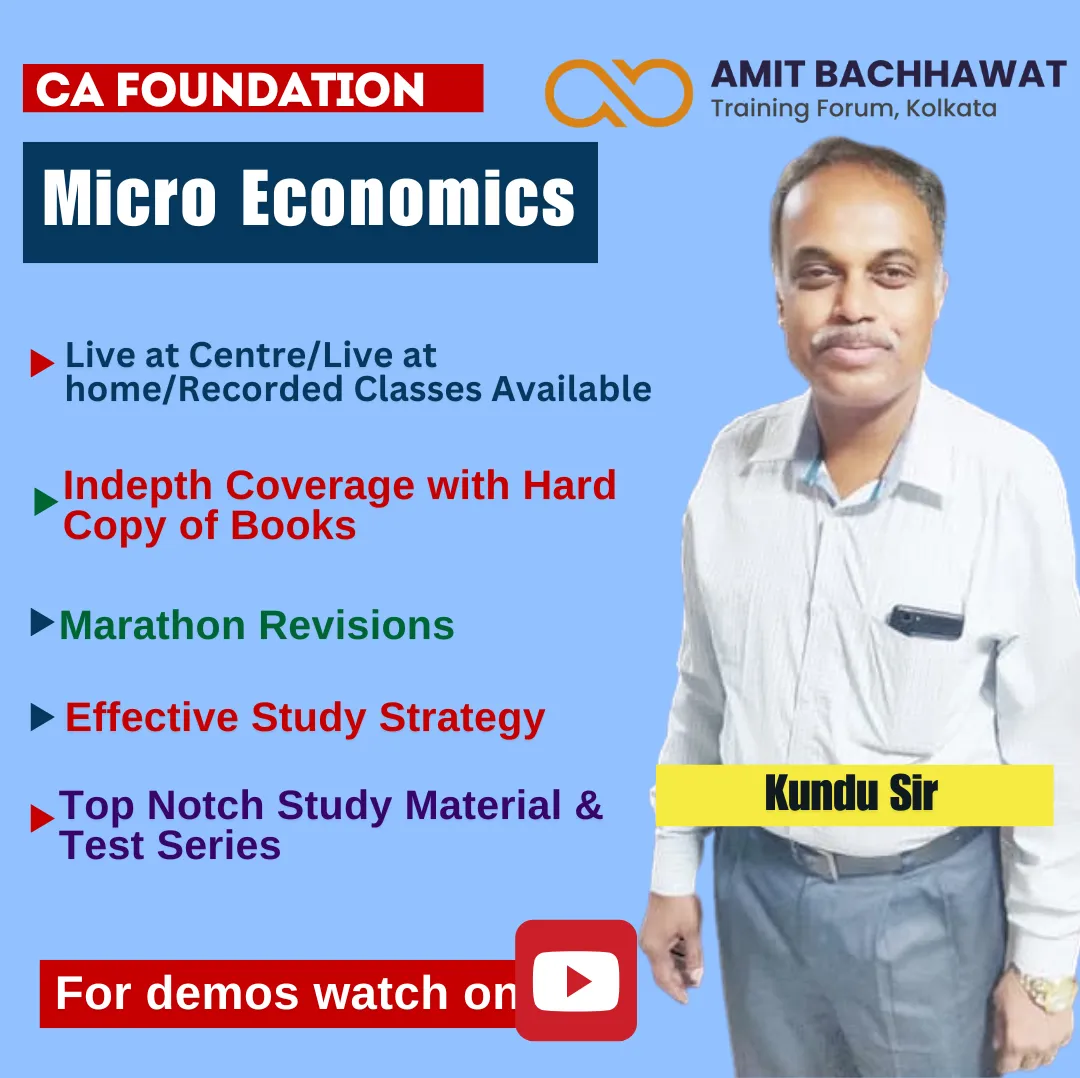 MICRO ECONOMICS BY KUNDU SIR (FOUNDATION)