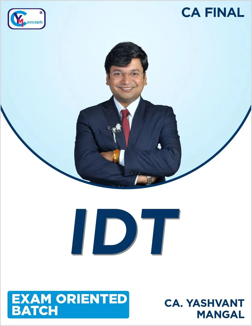 INDIRECT TAX EXAM ORIENTED BY CA YAHVANT MANGAL (FINAL)