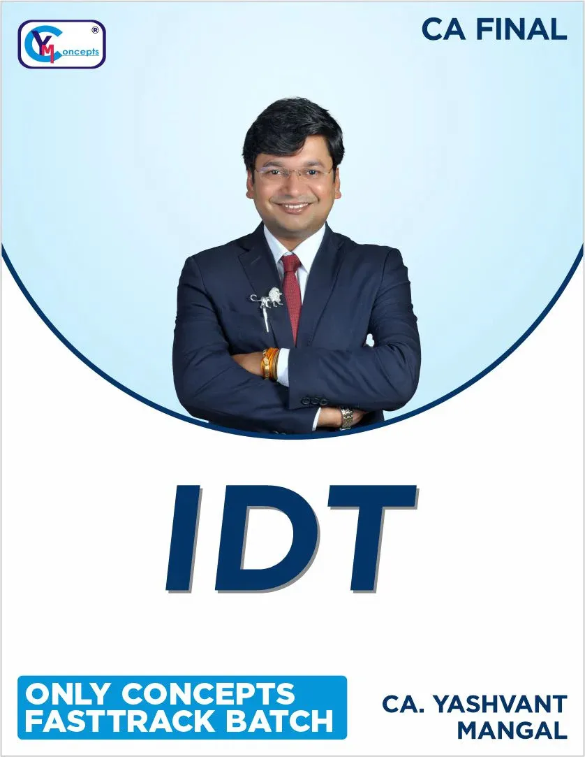 INDIRECT TAXATION ONLY  CONCEPT FASTTRACK BATCH BY CA YASHVANT MANGAL (FINAL)