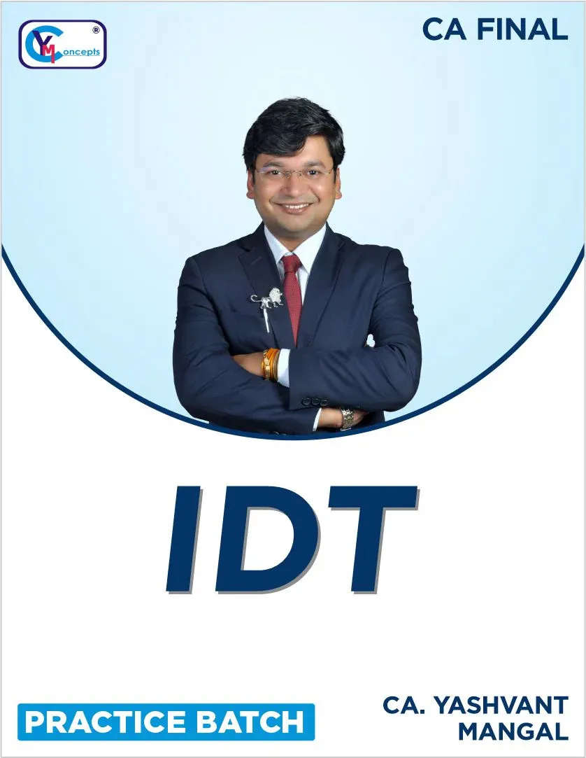 INDIRECT TAXATION PRACTICE BATCH BY CA YASHVANT MANGAL (FINAL)