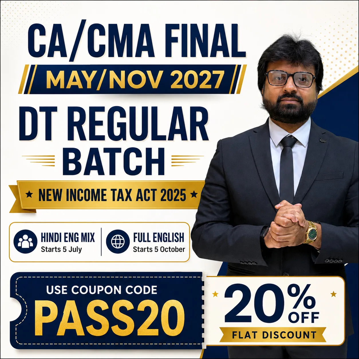 DIRECT TAX REGULAR BATCH BY CA AARISH KHAN (FINAL)
