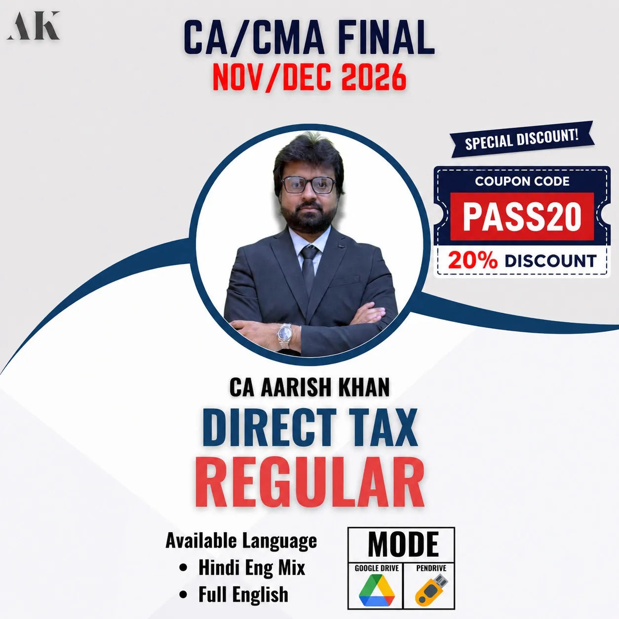 DIRECT TAX REGULAR BY CA AARISH KHAN (FINAL)
