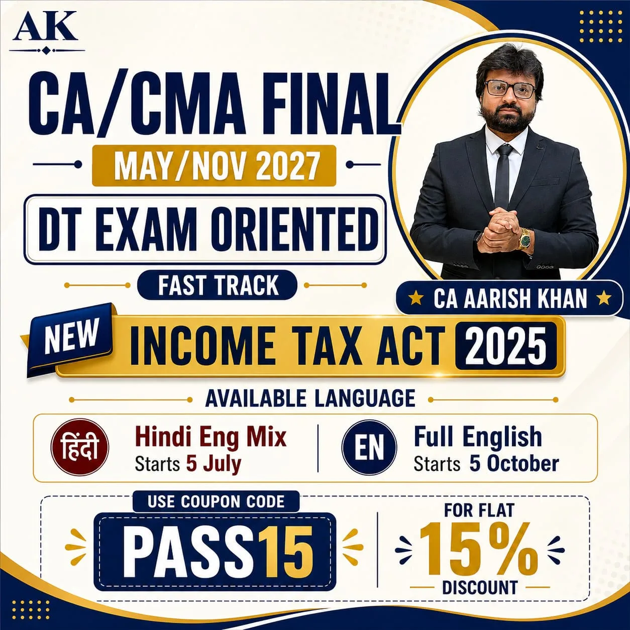 DIRECT TAX EXAM ORIENTED FAST TRACK BY CA AARISH KHAN (FINAL)