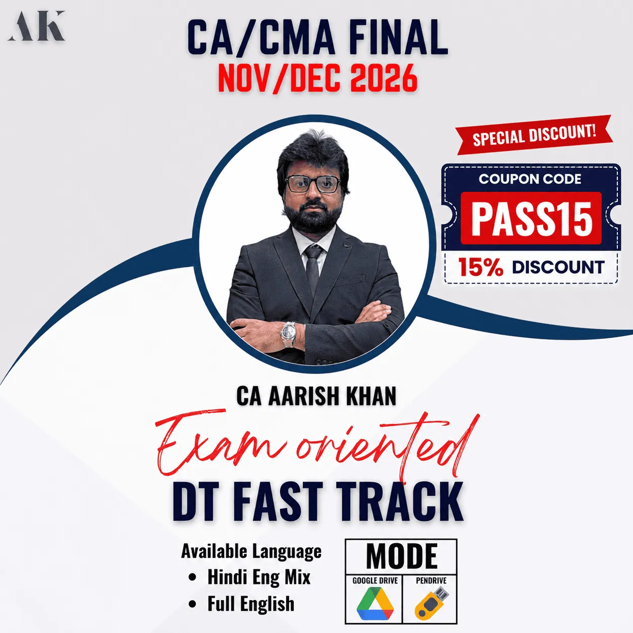 DT FASTTRACK EXAM ORIENTED BY CA AARISH KHAN (FINAL)