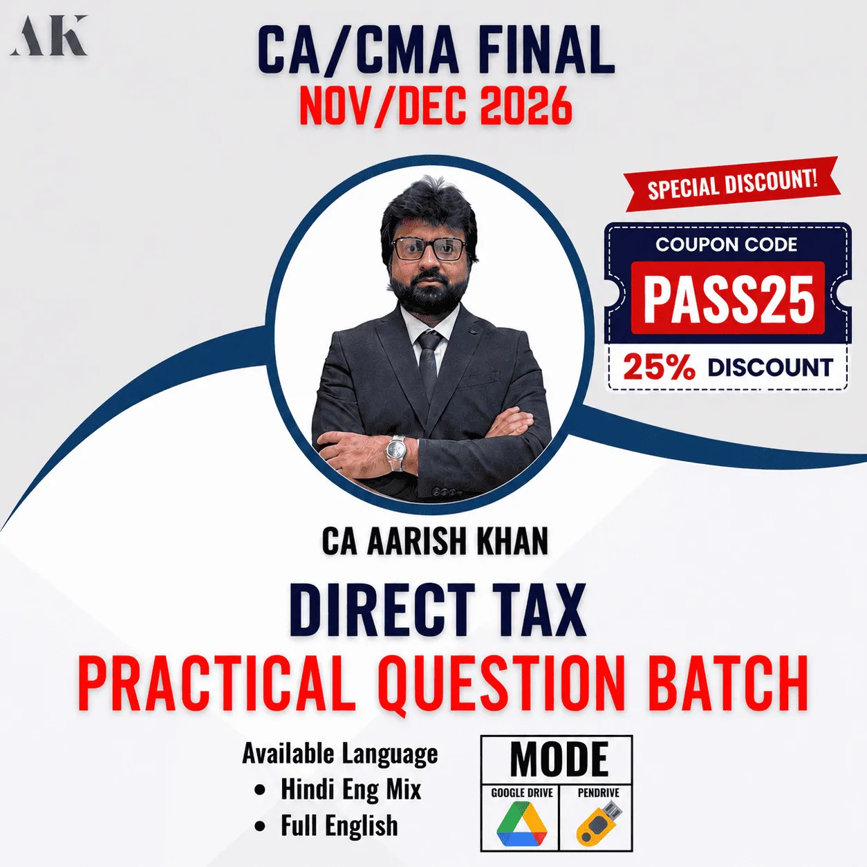 DT PRACTICAL QUESTION BATCH BY CA AARISH KHAN (FINAL)