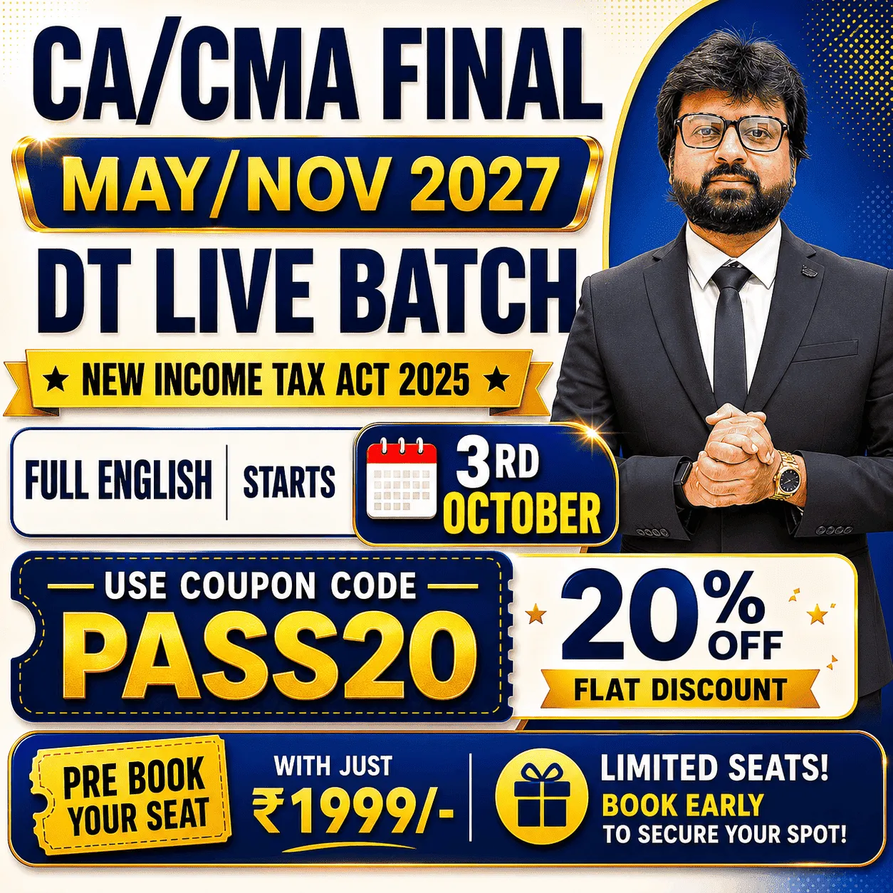 FULL ENGLISH DIRECT TAX REGULAR BY CA AARISH KHAN (FINAL)
