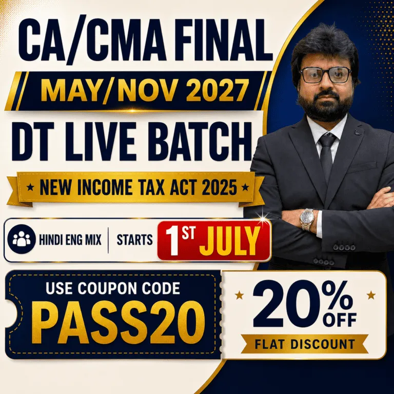 HINDI ENG MIX DIRECT TAX REGULAR BATCH BY CA AARISH KHAN (FINAL)