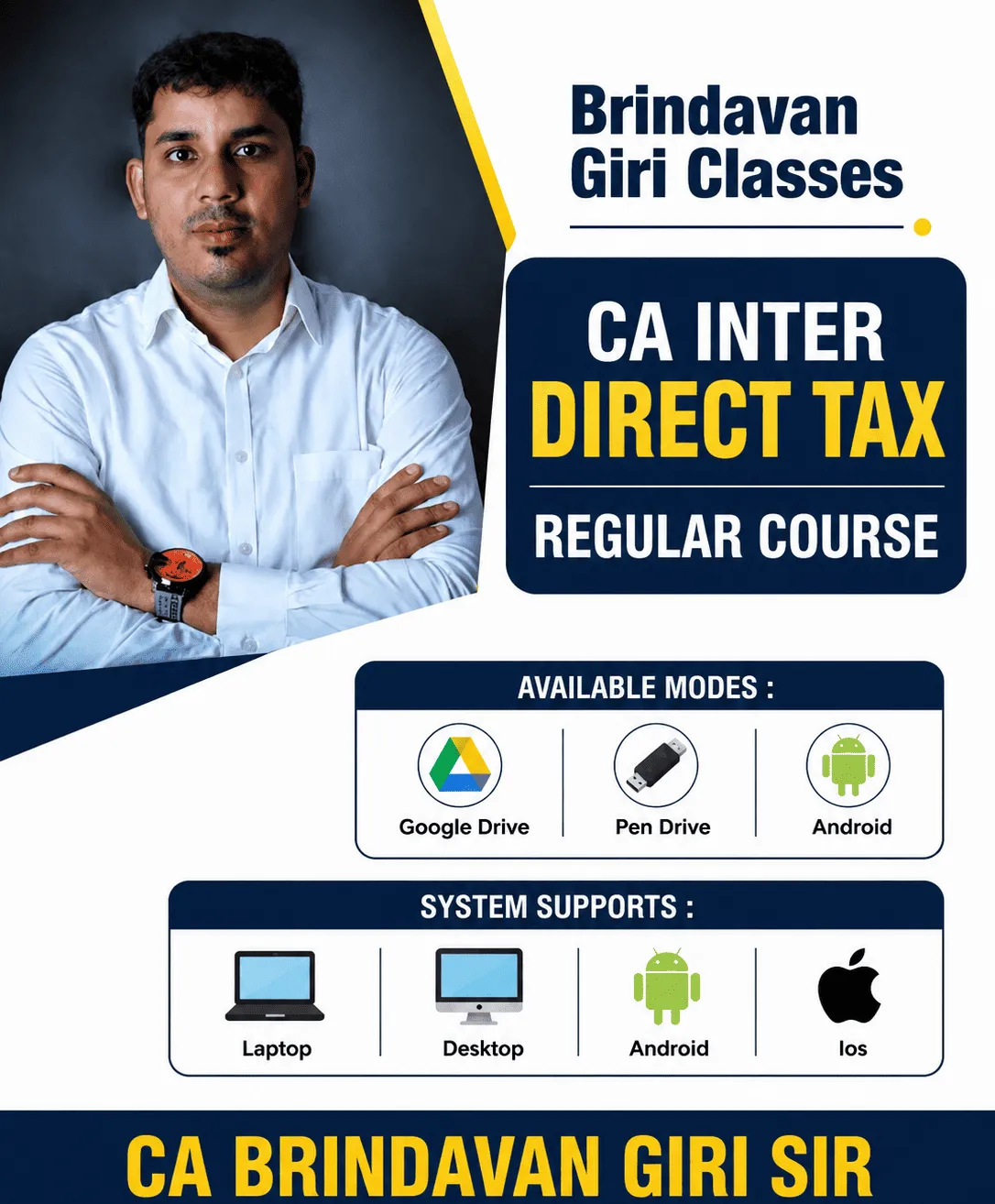 CA INTER DIRECT TAX (REGULAR BATCH) BY CA BRINDAVAN GIRI