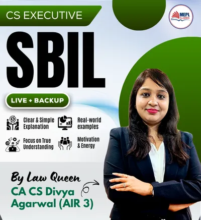 GROUP 1 - SBIL BY CA CS DIVYA AGARWAL (EXECUTIVE)