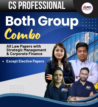 BOTH GROUP - ALL LAW PAPERS WITH SM - CF EXCEPT ELECTIVE PAPERS (PROFESSIONAL)