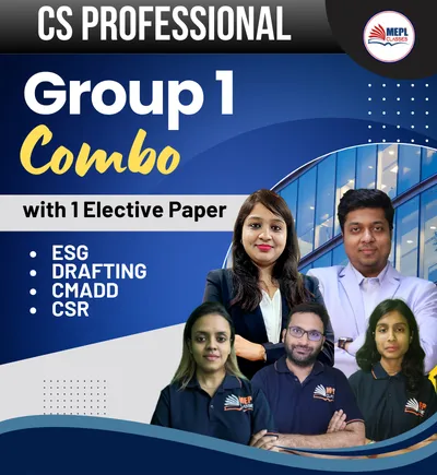 GROUP 1 COMBO - ALL PAPERS WITH ANY 1 ELECTIVE PAPERS (PROFESSIONAL)