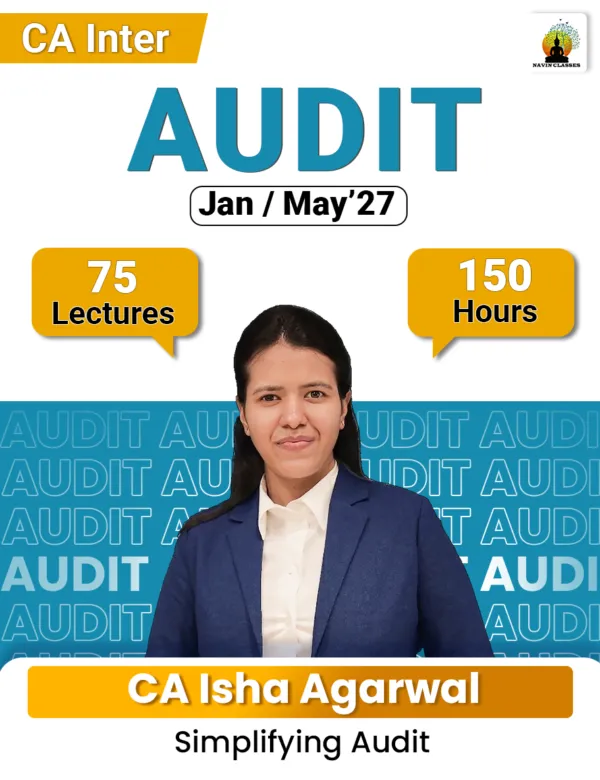 AUDIT BY CA ISHA AGARWAL ( CA INTER)