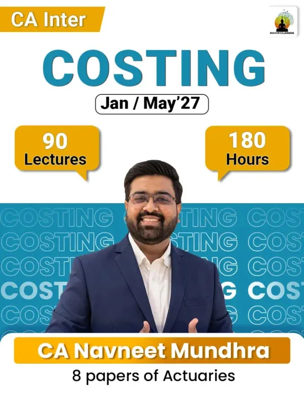 COSTING BY CA NAVNEET MUNDHRA(CA INTER)
