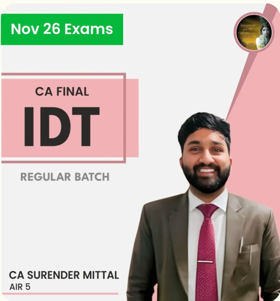 IDT BY CA SURENDER MITTAL 