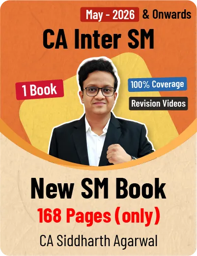 SM REGULAR BATCH BY CA SIDDHARTH AGARWAL (CA INTER)