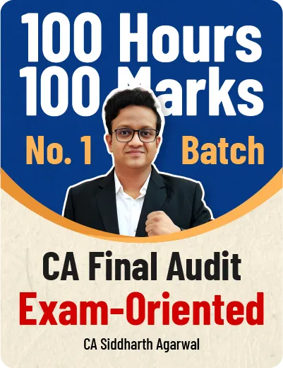 AUDIT EXAM ORIENTED BATCH BY CA SIDDHARTH AGARWAL (CA FINAL)
