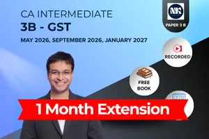 3 - B GST MAY 2026 , SEP 2026 & JAN 2027 1 MONTH VALIDITY BY CA NISHANT KUMAR (CA INTER)