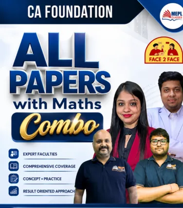 ALL PAPERS WITH MATHS COMBO (CA FOUNDATION)