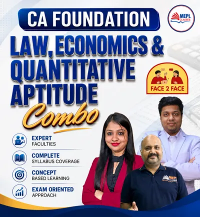BUSINESS LAWS + BUSINESS ECONOMICS & QUANTITATIVE APTITUDE COMBO (CA FOUNDATION)