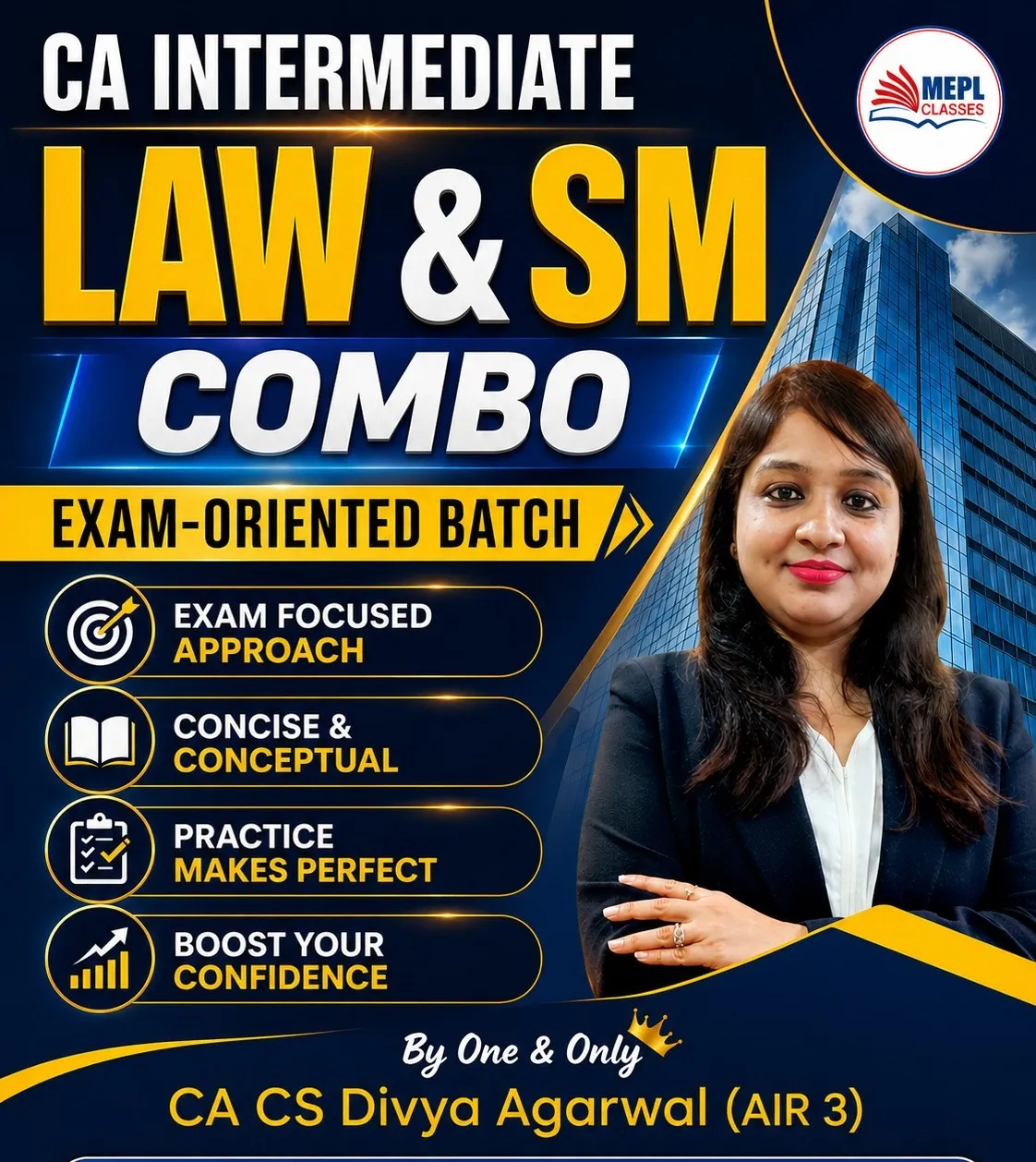 CORPORATE &OTHER LAWS + SM COMBO BATCH ORIENTED BATCH FOR SEP 2026 EXAM (CA INTER)