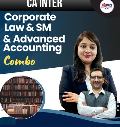 CORPORATE LAW & SM & ADVANCED ACCOUNTING COMBO INCLUDING ADVANCED ACCOUNTING BY CA PRAVEEN SHARMA(CA INTER)