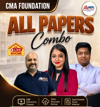 ALL PAPERS COMBO ACCOUNTS RECORDED BY CA MOHIT AGARWAL LIVE AT HOME (CMA FOUNDATION)