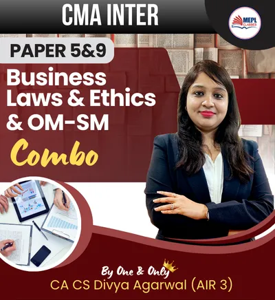 BUSINESS LAWS & OM - SM COMBO BY CA CS DIVYA AGARWAL (CMA INTER)