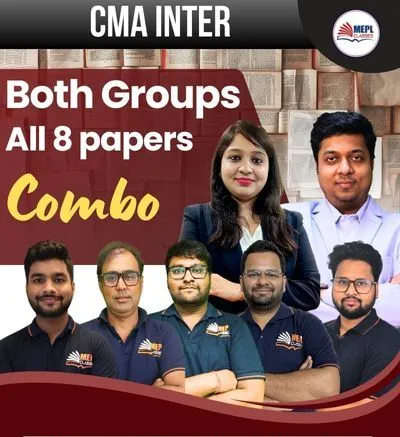 BOTH GROUP ALL 8 PAPERS COMBO (CMA INTER)
