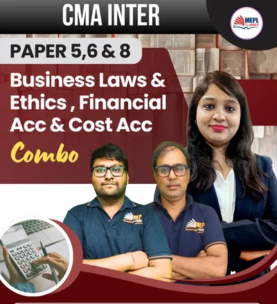 GROUP - 1 BUSINESS LAWS AND ETHICS & FINANCIAL ACCOUNTING & COST ACCOUNTING COMBO (CMA INTER)