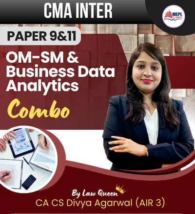 OM - SM & BUSINESS DATA ANALYTICS COMBO (CMA INTER)