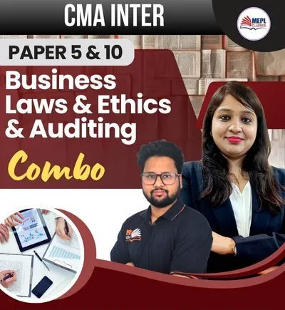 BUSINESS LAWS & ETHICS AND AUDITING COMBO (CMA INTER)