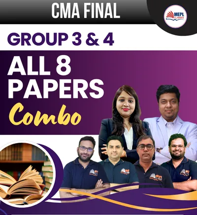 BOTH GROUP - ALL 8 PAPERS COMBO (CMA FINAL)