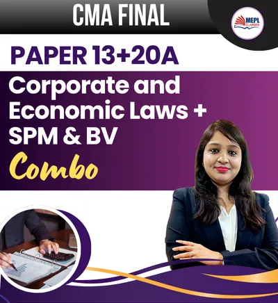 PAPER 13 + 20A - CORPORATE AND ECONOMIC LAWS & SPM-BV COMBO (CMA FINAL)