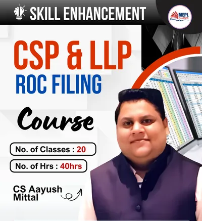 CSP & LLP ROC FILING COMBO SKILL ENHANCEMENT