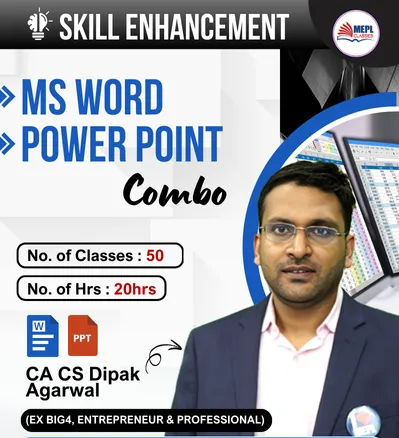 MS WORD + PPT COMBO SKILL ENHANCEMENT